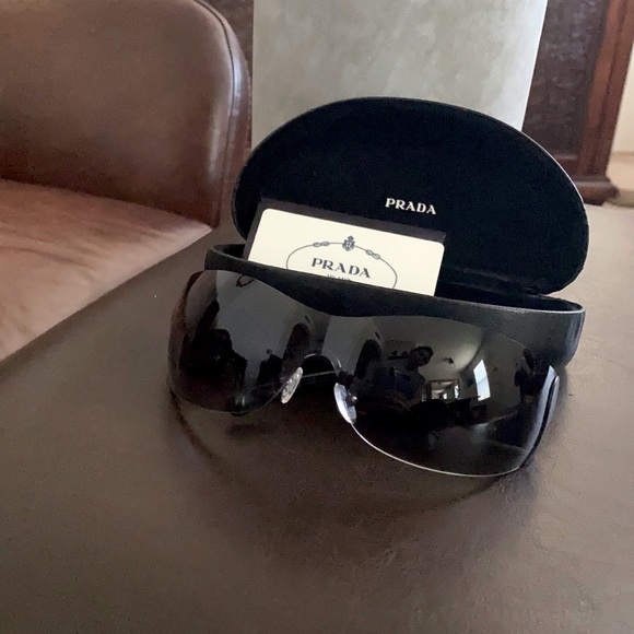 PRADA unisex wrap sunglasses. - Picture 1 of 6